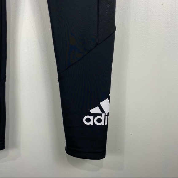 Adidas Prime Green Aeroready High Waisted Sport Tights Leggings Black Size Small - Picture 3 of 8